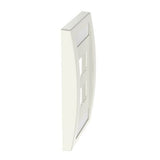 Panduit CFPE4IWY | Faceplate, 4 Port, Single Gang, Executive, Off White