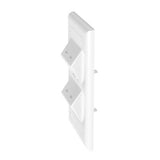 Panduit CFPSL4WHY | Mini-Com, Classic, Sloped,Faceplate, 4 Port, White