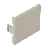Panduit CHB2IW-X | 1/2 Blank Insert, Off White, Pack of 10