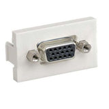 Panduit CHD15HDCEIY 1/3 Insert, 15-Pin High Density Female/Female Coupler, Electric Ivory