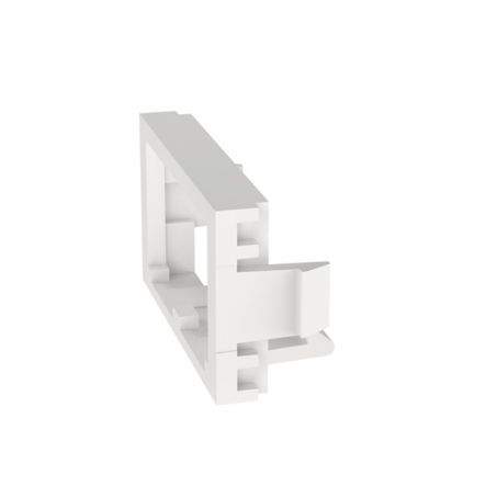 Panduit CHF2MWH-X | Mini-Com, Modular Insert, Flat, 1/3 size, 2 port, White