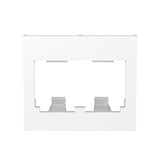 Panduit CHF2WH-X | Insert, 2 Port, 1/2 Size, Flat, White, Pack of 10