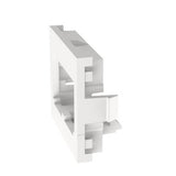 Panduit CHF2WH-X | Insert, 2 Port, 1/2 Size, Flat, White