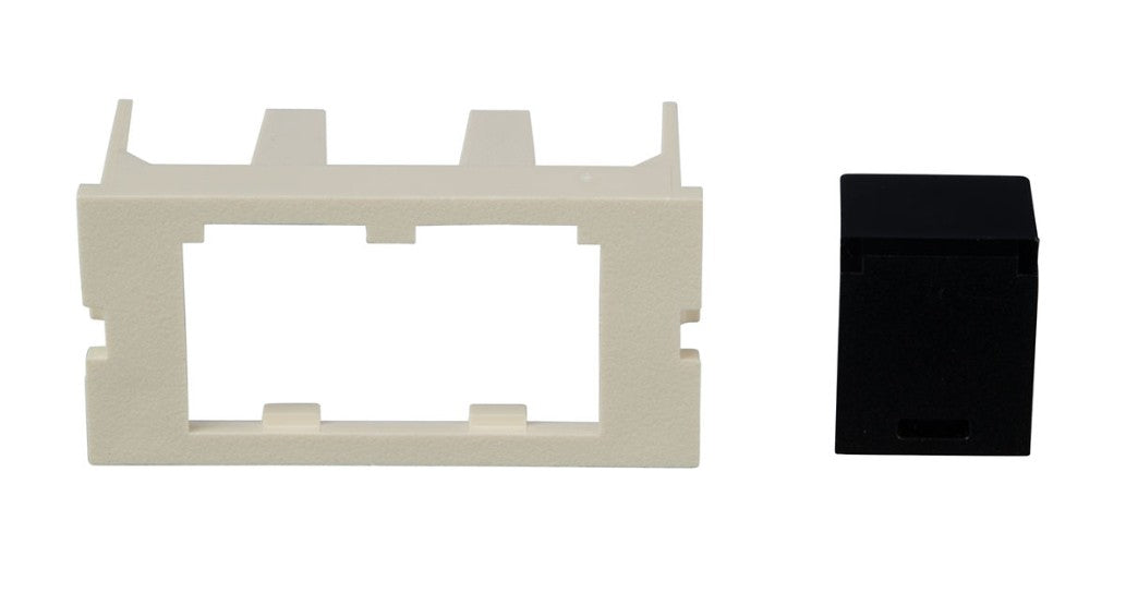 Panduit CHI2MWI-X | Mini-Com, Modular Insert for Interlink, Flat, 2 port, Walker Ivory