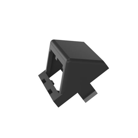 Panduit CHS2BL-X | Insert, 2 Port, Sloped, Black, Pack of 10