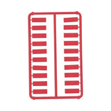 Panduit CIDRD-C | Plastic Snap-In Port Identifier, Mini-Com, Data Icon, Red, Pack of 100