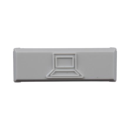 Panduit CIDWH-C | Plastic Snap-In Port Identifier, Mini-Com, Data Icon, White, Pack of 100