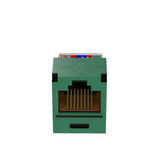 Panduit CJ588GRY | Mini-Com Module, Category 5e, UTP, 8-Position 8-Wire, Universal Wiring, Green, Leadframe Style