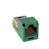 Panduit CJ588GRY | Mini-Com Module, Category 5e, UTP, 8-Position 8-Wire, Universal Wiring, Green, Leadframe Style