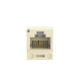 Panduit CJ5E88TEI | Mini-Com Module, Category 5e, UTP, 8-Position 8-Wire, Universal Wiring, Electric Ivory, T Style