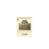 Panduit CJ5E88TGEI | Mini-Com Module, Category 5e, UTP, 8-Position 8-Wire, Universal Wiring, Electric Ivory, TG Style
