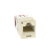 Panduit CJ5E88TGEI | Mini-Com Module, Category 5e, UTP, 8-Position 8-Wire, Universal Wiring, Electric Ivory, TG Style