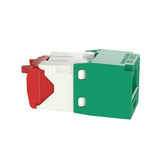 Panduit CJ5E88TGGR-24 | Mini-Com Utp Rj45 Cat 5E Tg Jack Module, Green, 24 Pack