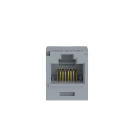 Panduit CJ5E88TGIG | Mini-Com Module, Category 5e, UTP, 8-Position 8-Wire, Universal Wiring, International Gray, TG Style