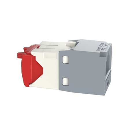Panduit CJ5E88TGIG | Mini-Com Module, Category 5e, UTP, 8-Position 8-Wire, Universal Wiring, International Gray, TG Style
