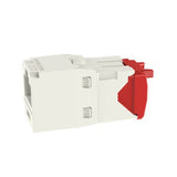 Panduit CJ5E88TGIW | Mini-Com Module, Category 5e, UTP, 8-Position 8-Wire, Universal Wiring, Off White, TG Style