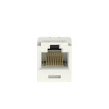 Panduit CJ5E88TGIW | Mini-Com Module, Category 5e, UTP, 8-Position 8-Wire, Universal Wiring, Off White, TG Style