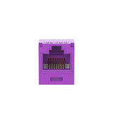 Panduit CJ5E88TGVL-24 | Mini-Com UTP RJ45 Cat 5e TG Jack Module, Violet, 24 Pack