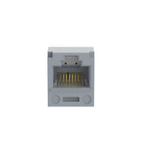 Panduit CJ5E88TIG | Mini-Com Module, Category 5e, UTP, 8-Position 8-Wire, Universal Wiring, Intl Gray, T Style