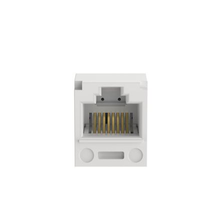 Panduit CJ5E88TWH | Mini-Com Module, Category 5e, UTP, 8-Position 8-Wire, Universal Wiring, White, T Style