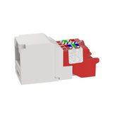Panduit CJ5E88TWH | Mini-Com Module, Category 5e, UTP, 8-Position 8-Wire, Universal Wiring, White, T Style