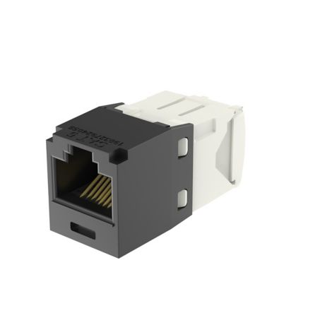 Panduit CJ688TGBL-24 | Mini-Com UTP RJ45 Cat 6 TG Jack Module, Black