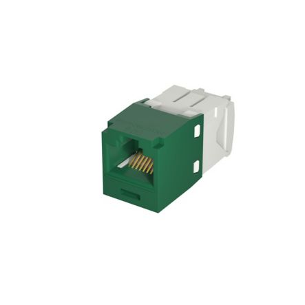 Panduit CJ688TGGR | Mini-Com Module, Category 6, UTP, 8-Position 8-Wire, Universal Wiring, Green, TG Style