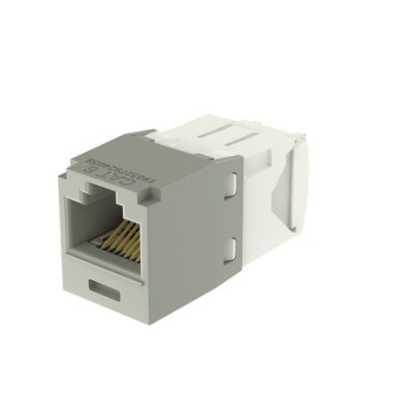 Panduit CJ688TGIG | Mini-Com Module, Category 6, UTP, 8-Position 8-Wire, Universal Wiring, International Gray, TG Style