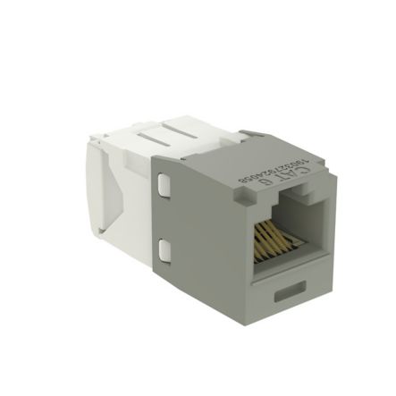 Panduit CJ688TGIG | Mini-Com Module, Category 6, UTP, 8-Position 8-Wire, Universal Wiring, International Gray, TG Style