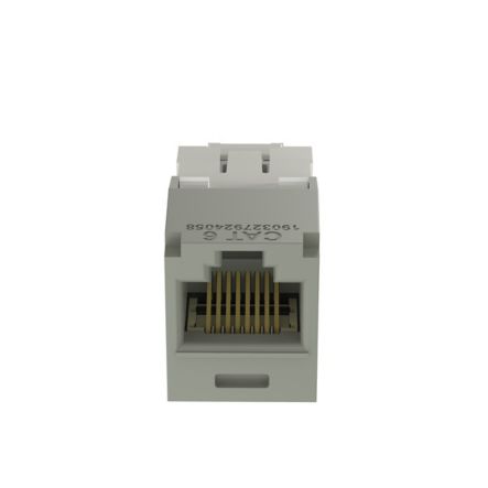 Panduit CJ688TGIG | Mini-Com Module, Category 6, UTP, 8-Position 8-Wire, Universal Wiring, International Gray, TG Style