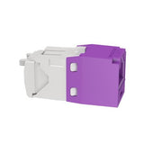 Panduit CJ688TGVL | Mini-Com Module, Category 6, UTP, 8-Position 8-Wire, Universal Wiring, Violet, TG Style