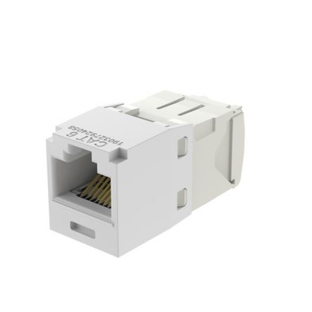 Panduit CJ688TGWH-24 | Mini-Com UTP RJ45 Cat 6 TG Jack Module, White