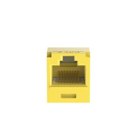 Panduit CJ688TGYL | Mini-Com Module, Category 6, UTP, 8-Position 8-Wire, Universal Wiring, Yellow, TG Style