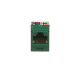 Panduit CJ688TPGR | Mini-Com Module, Category 6, UTP, 8-Position 8-Wire, Universal Wiring, Green, TP Style