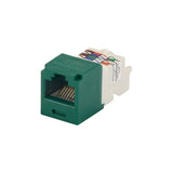 Panduit CJ688TPGR | Mini-Com Module, Category 6, UTP, 8-Position 8-Wire, Universal Wiring, Green, TP Style