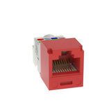 Panduit CJ688TPRD | Mini-Com Module, Category 6, UTP, 8-Position 8-Wire, Universal Wiring, Red, TP Style