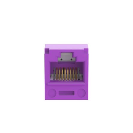Panduit CJ688TPVL | Mini-Com Module, Category 6, UTP, 8-Position 8-Wire, Universal Wiring, Violet, TP Style