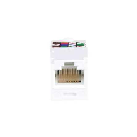 Panduit CJ688TPWH | Mini-Com Module, Category 6, UTP, 8-Position 8-Wire, Universal Wiring, White, TP Style