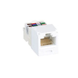 Panduit CJ688TPWH | Mini-Com Module, Category 6, UTP, 8-Position 8-Wire, Universal Wiring, White, TP Style