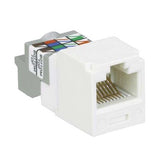 Panduit CJ688TPWH | Mini-Com Module, Category 6, UTP, 8-Position 8-Wire, Universal Wiring, White, TP Style