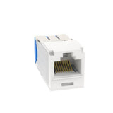 Panduit CJ6X88TGAW Mini-Com Jack Module, Category 6A, UTP, 8-Position 8-Wire, Universal Wiring, Arctic White, TG Style