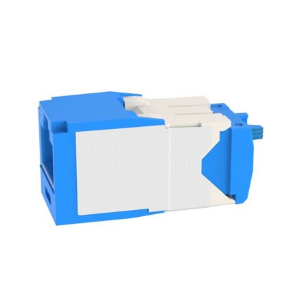 Panduit CJ6X88TGBU Mini-Com Module, Category 6A, UTP, 8-Position 8-Wire, Universal Wiring, Blue, TG Style