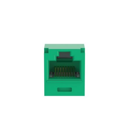 Panduit CJ6X88TGGR-24 | Mini-Com UTP RJ45 Cat 6A TG Jack Module, Green