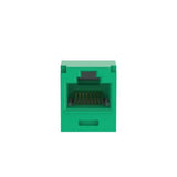 Panduit CJ6X88TGGR-24 | Mini-Com UTP RJ45 Cat 6A TG Jack Module, Green