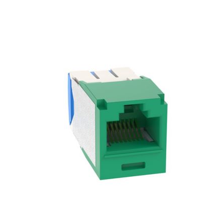 Panduit CJ6X88TGGR-24 | Mini-Com UTP RJ45 Cat 6A TG Jack Module, Green