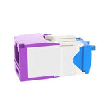 Panduit CJ6X88TGVL | Mini-Com Module, Category 6A, UTP, 8-Position 8-Wire, Universal Wiring, Violet, TG Style