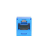 Panduit CJE6X88TGBU | Mini-Com UTP RJ45 Cat 6A TG Jack Module Corrosion Resistant, Blue