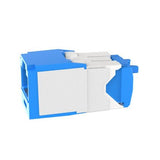 Panduit CJE6X88TGBU | Mini-Com UTP RJ45 Cat 6A TG Jack Module Corrosion Resistant, Blue