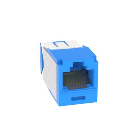 Panduit CJE6X88TGBU | Mini-Com UTP RJ45 Cat 6A TG Jack Module Corrosion Resistant, Blue