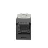 Panduit CJH688TGBL | Mini-Com RJ45 Cat 6 Shuttered TG Jack Module, BL